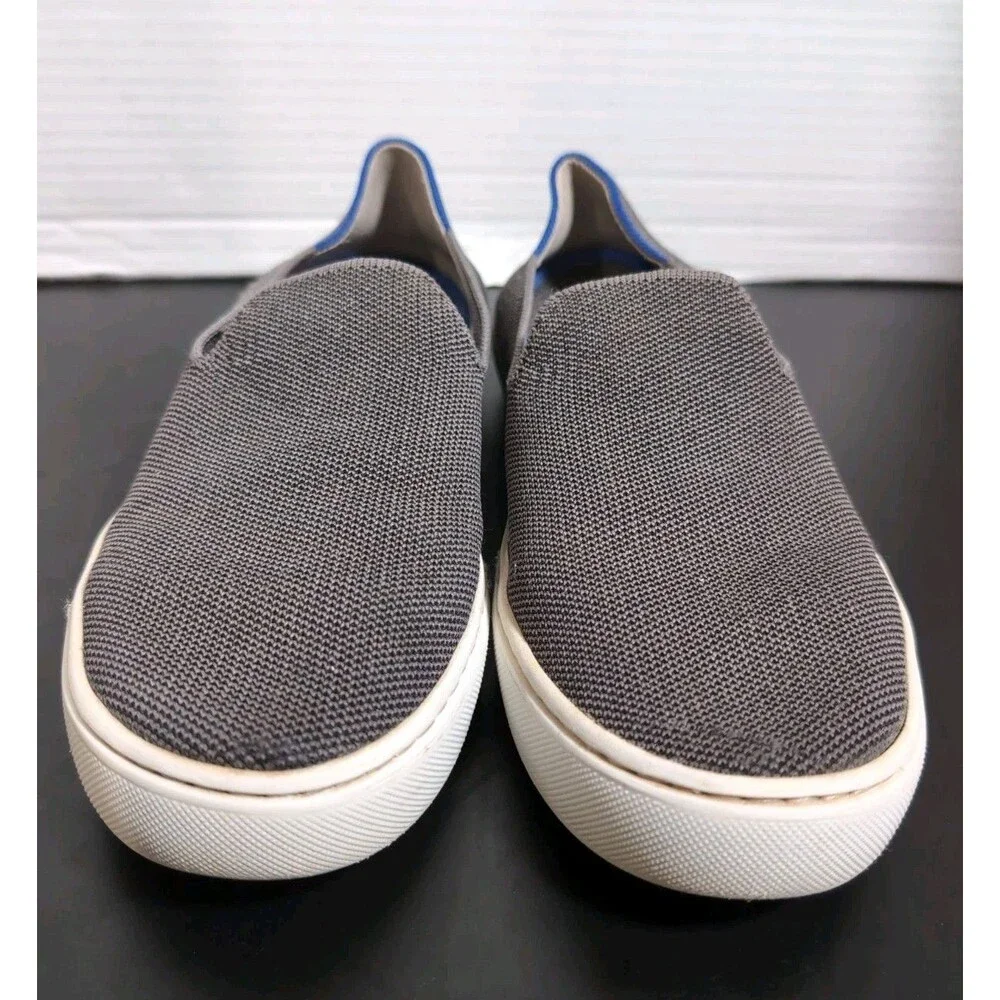ROTHY'S THE ORIGINAL SHOES WOMEN'S SIZE 7.5 SLIP ON  TEXTILE GRAY VGC